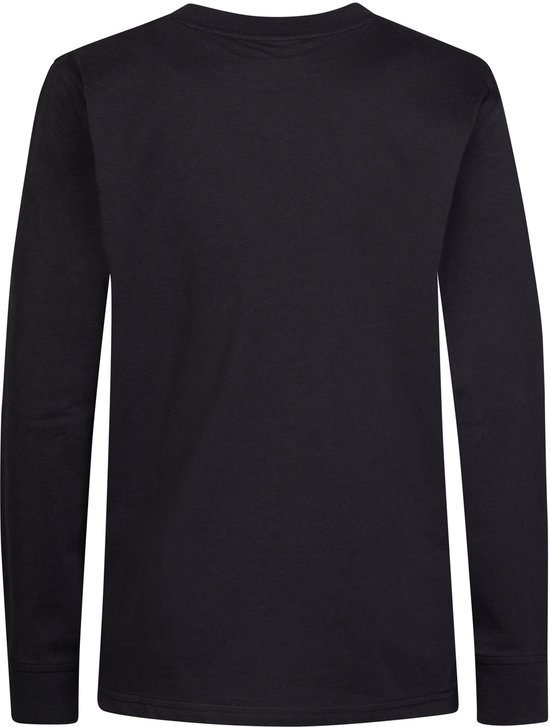 Zwarte longsleeve van de achterkant.