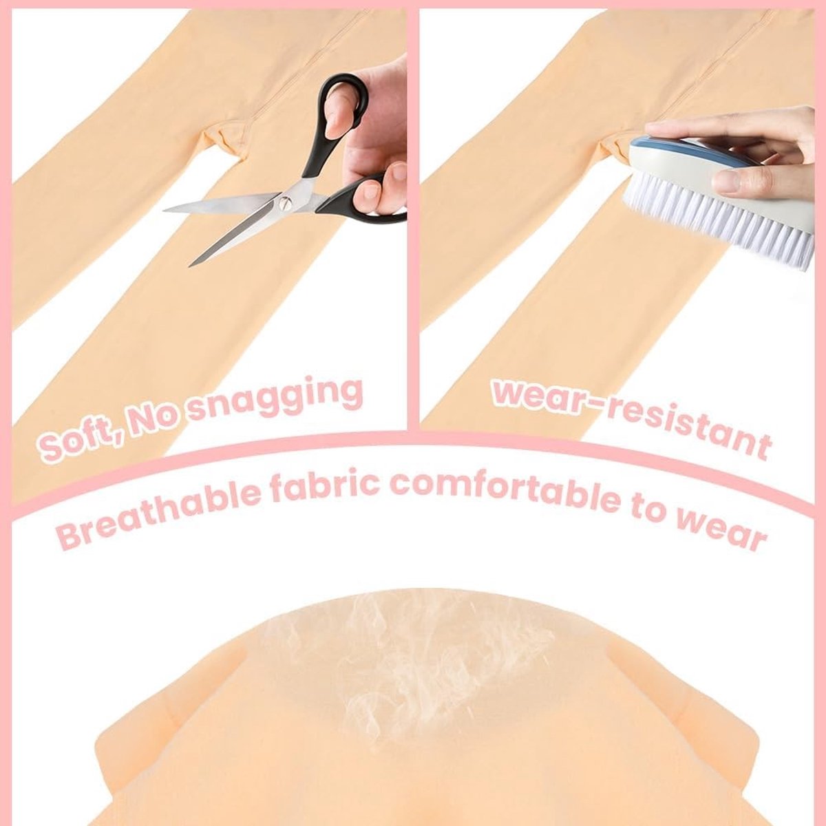 Balletkousen voor Meisjes, 90D Danskousen, Naadloze Tights voor Kinderen, Ideaal voor Danslessen en Optredens, Rekbare Broeken voor Kinderen