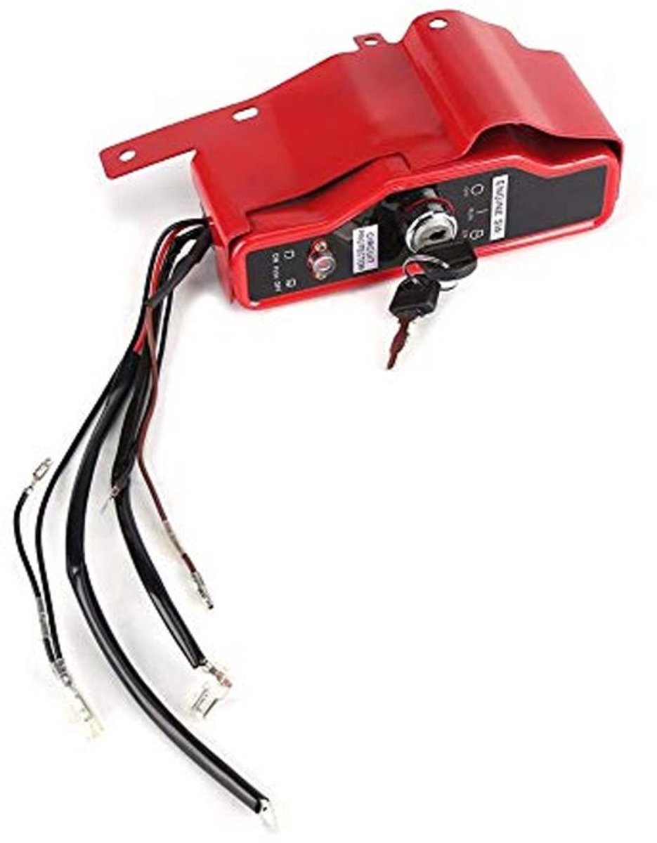 Ontstekingsschakelaar, Elektrische Sleutel, Bougieschakelaar met 2 Sleutels voor Honda GX340 GX390 11PK 13PK Motor