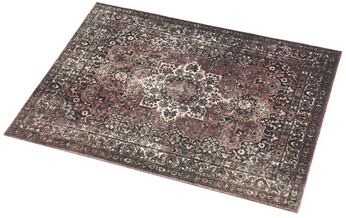DRUMnBASE Pedal & Amp Stage Rug Pedalboard Mat Vintage Persian Classic Worn (80 cm x 60 cm)