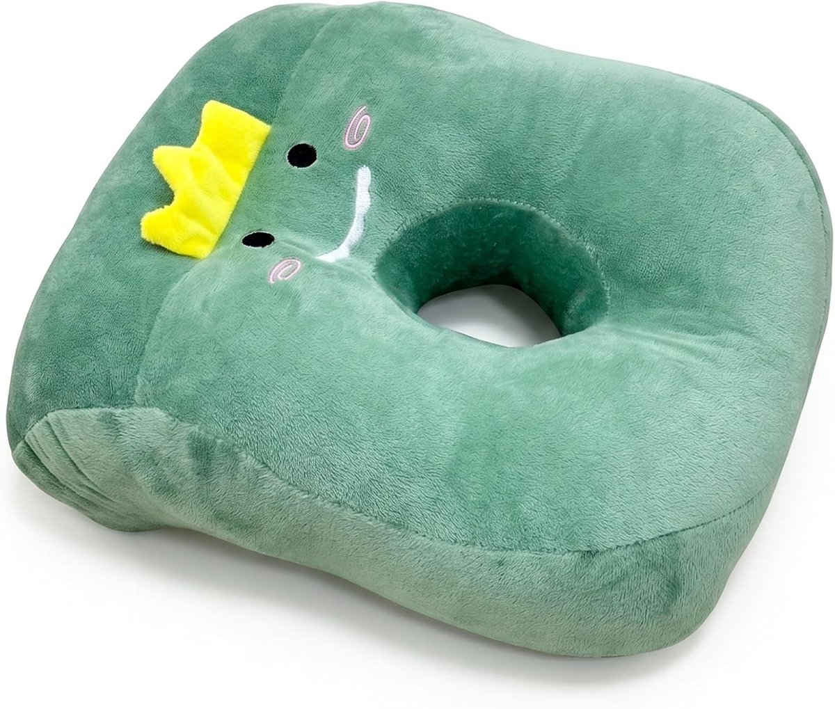 Zacht nekkussen voor kantoor, ademend dutjeskussen, ideaal voor slapen in klaslokaal en vliegtuig, schattig ontwerp met gat voor het oor, perfect voor comfort en ontspanning