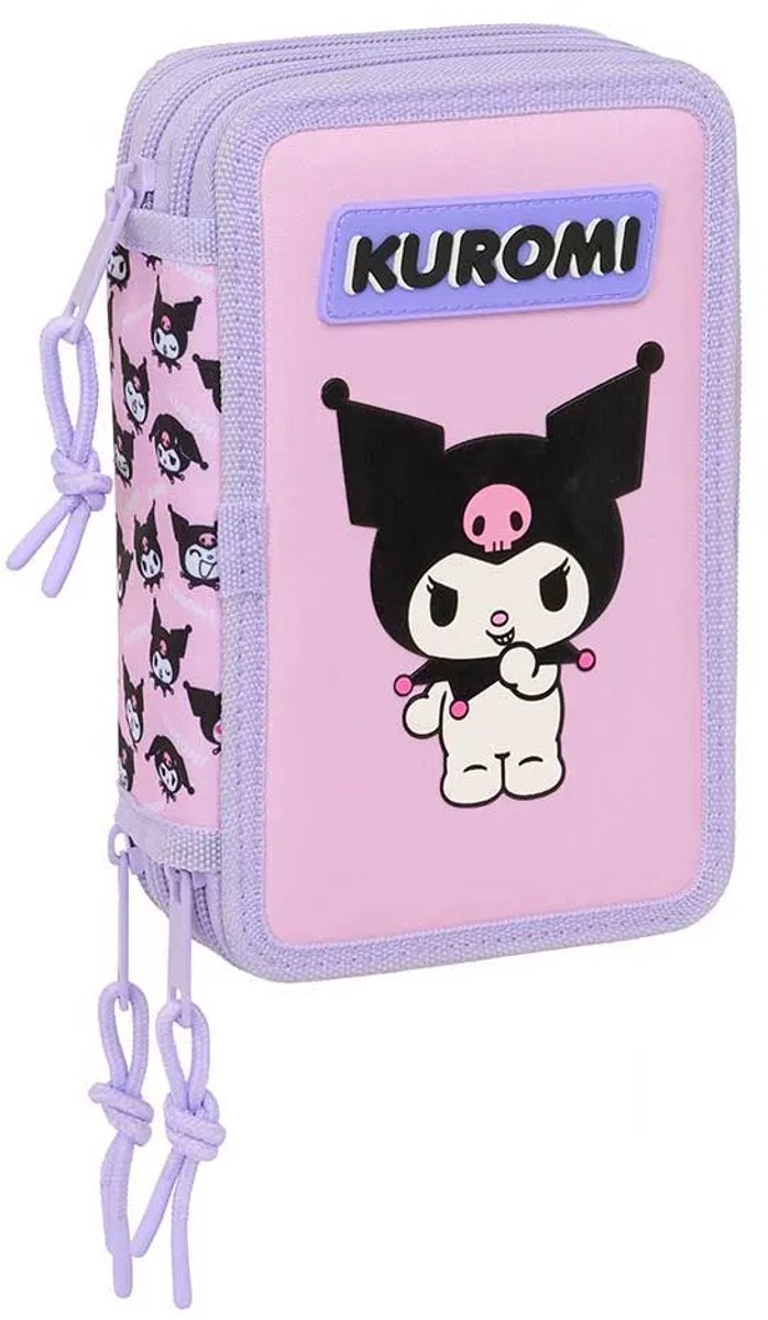 Safta Triple Kuromi Etui 37 Eenheden Roze Man