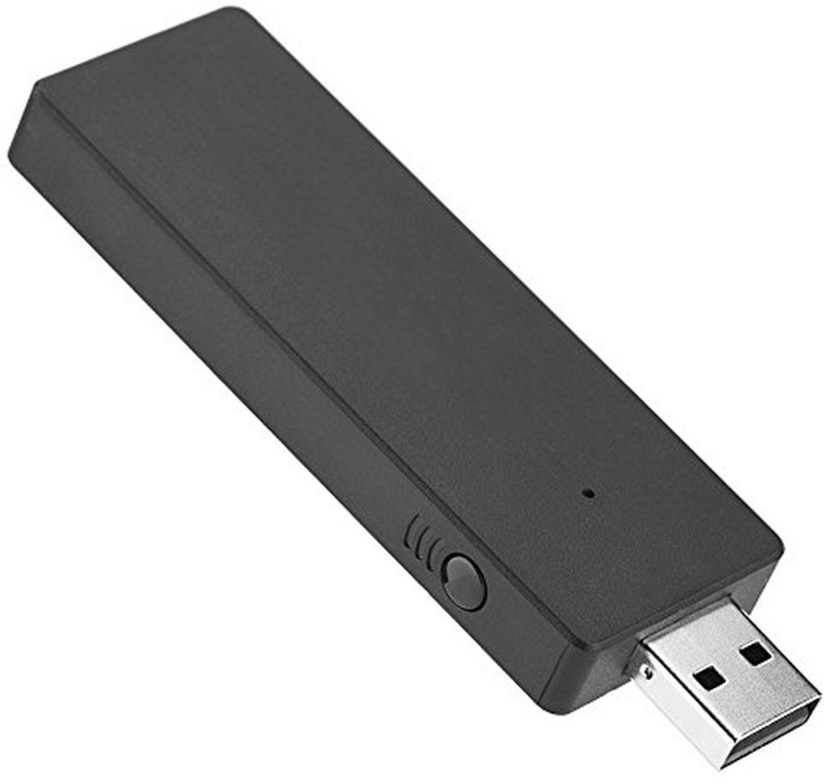 Draadloze pc-adapter - Bluetooth ontvanger - Gaming setup - Ondersteunt 8 controllers - Compact ontwerp - Zwart