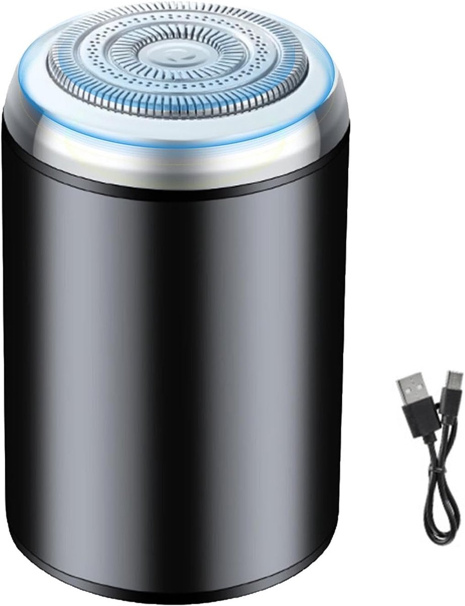 Elektrisch Scheerapparaat - Mini Scheerapparaat - Comfortabel Scheren - Waterdicht IPX7 - 5.8 x 3.8 cm - Zwart