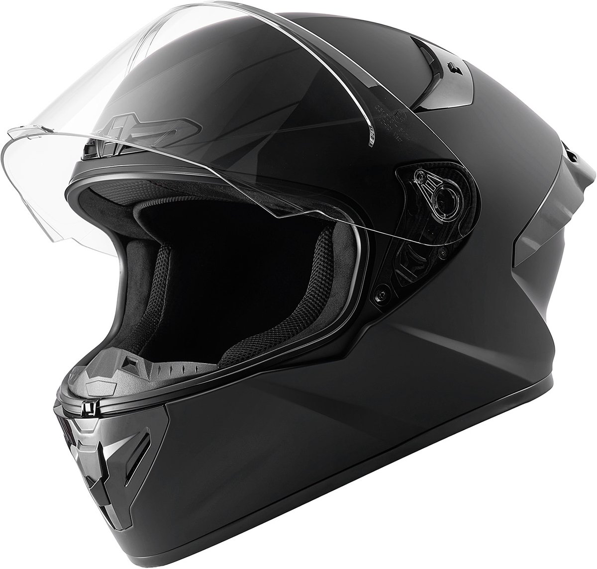 VEVOR Integraalhelm voor Motorrijders, Maat M, met Transparant Vizier, ECE 22.06 Gecertificeerd, Integraalhelm voor Mannen en Vrouwen, Integraalhelm met Bluetooth-Luidsprekercompartiment, Bromfietshelm, Zwart
