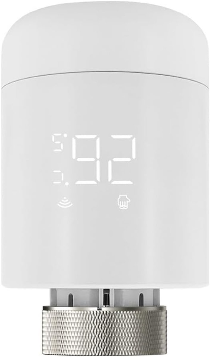 Slimme Radiator Thermostaat - Verwarming Controller - Energie Besparen - Geen Hub Nodig - 9 x 5.3 cm - Wit