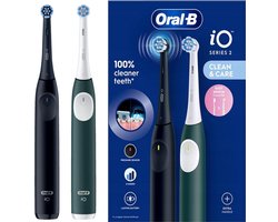 Oral-B IO Duo Series 2 tandenborstel Zwart en groen Duopack