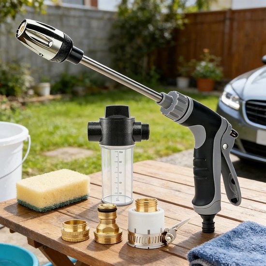 Elektrische Power Washer - Hogedrukspuit - Buitenkant Reinigen - Instelbare Kracht - 41x14x4.5 cm - A — afbeelding 2