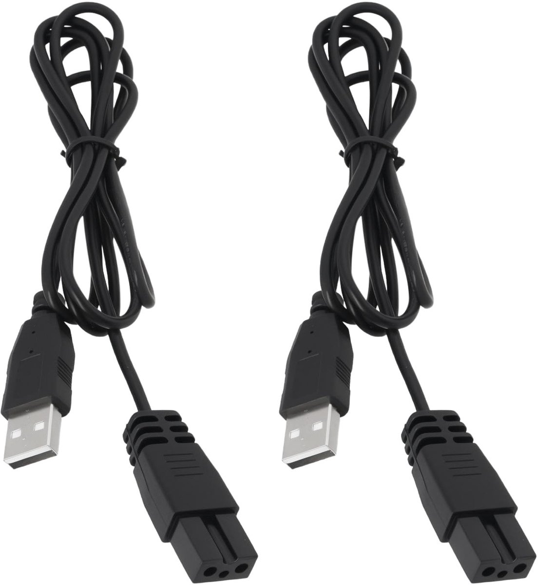 Dailygoods - 2 x USB-oplaadkabel voor Zwembadstofzuiger 1,2 m
