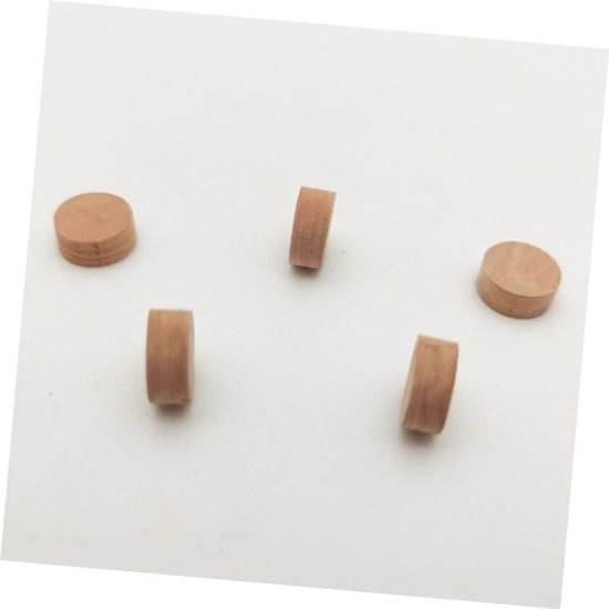 Kurk Stoppen - Watersleutel Kurk - Instrument Reparatie - Luchtdichtheid - 0.9 x 0.9 x 0.4 cm - Houtkleur — afbeelding 2