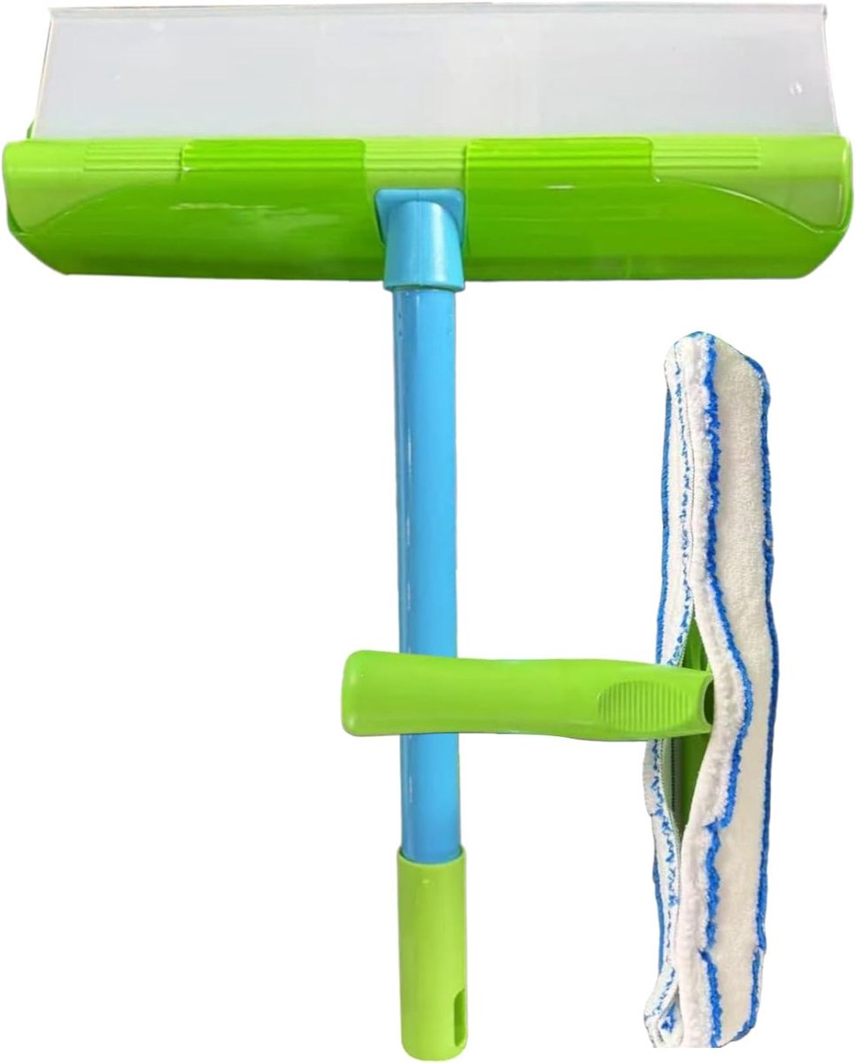 Douche Raamtrekker - Spiegel Wisser - Streeploos Reinigen - Flexibel Siliconen Blad - 39 cm Lengte - Groen