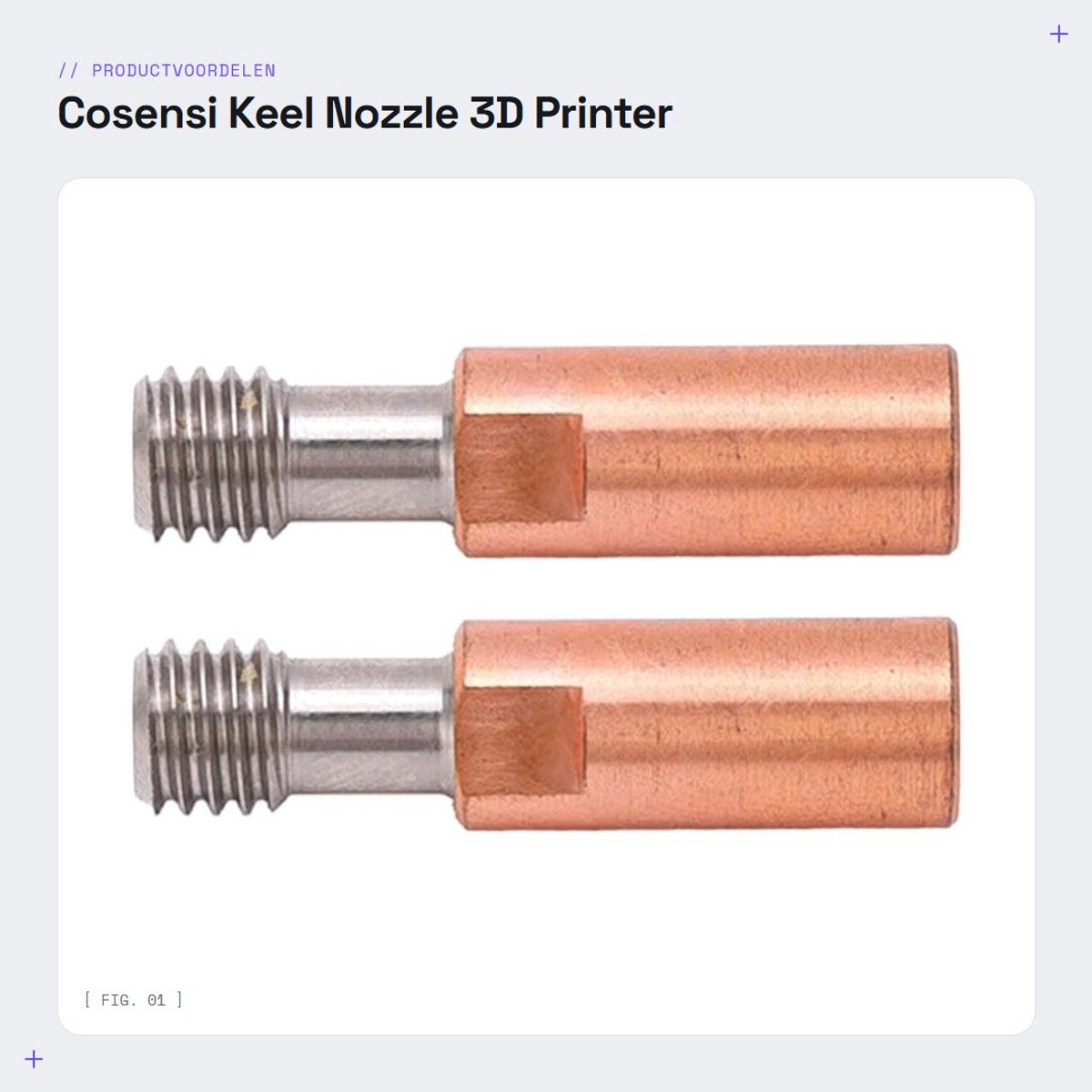 Dailygoods- Keel Nozzle Vervanging - 2 Stuks - Ti-legering/Koper - Hittebestendig tot 500℃ - M6-draad - Geschikt voor Ender 3/3 V2/3 Pro - 3D-printer Nozzle