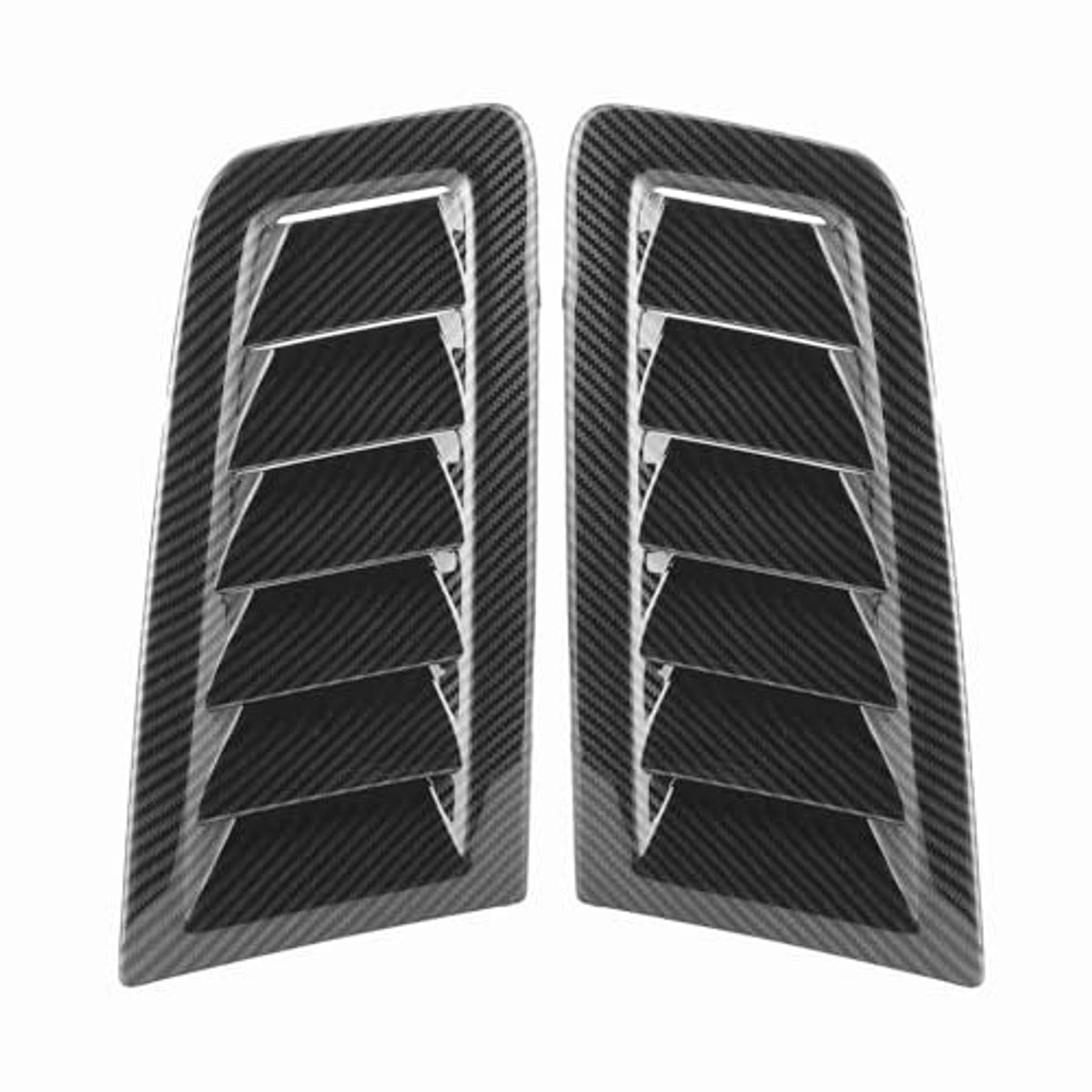 Dailygoods- Luchtstroom Intake Scoop - 2 Stuks - Auto Styling - Hittebestendig - Koolstofvezel - RS MK2-Stijl - Duurzaam Design - Motorkapventilatie