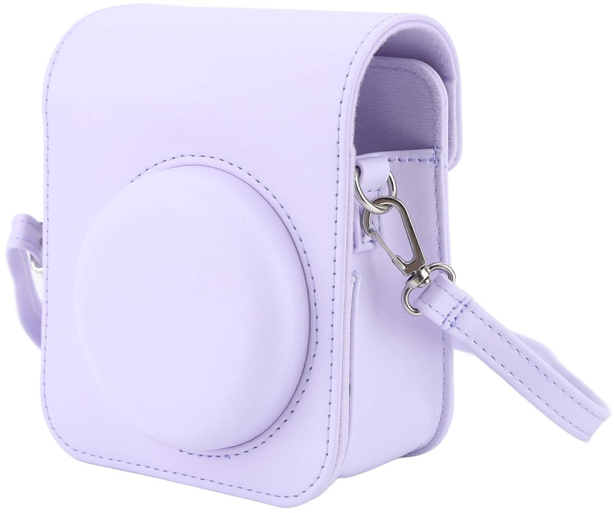 Dailygoods- Cameralensbeschermhoes Waterdicht - Mini Instant Camera Tas - Verstelbare Schouderriem - PU-leer - Afneembare Bovenklep - Bescherming en Gebruiksgemak - Cameratas
