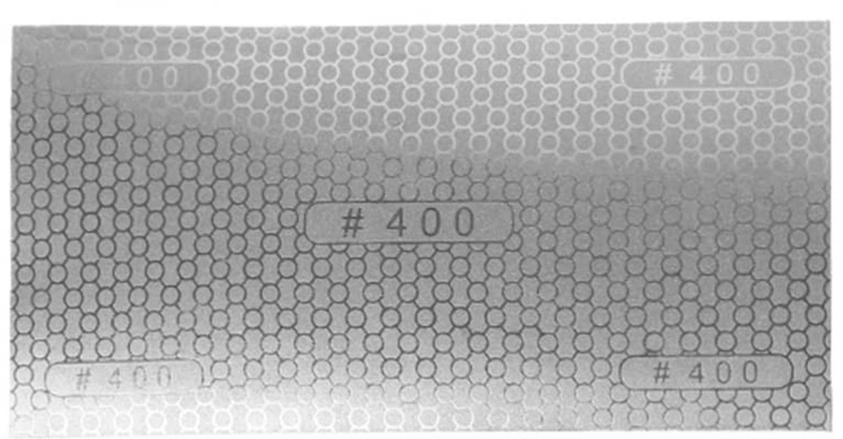 Dailygoods- Diamantschuurpapier 400 grit - Zelfklevend Schuurpapier - Schuurvellen - Slijpgereedschap voor Metaal/Keramiek/Glas - 200 x 100 mm - Hoogwaardige Materialen - Schuurvel