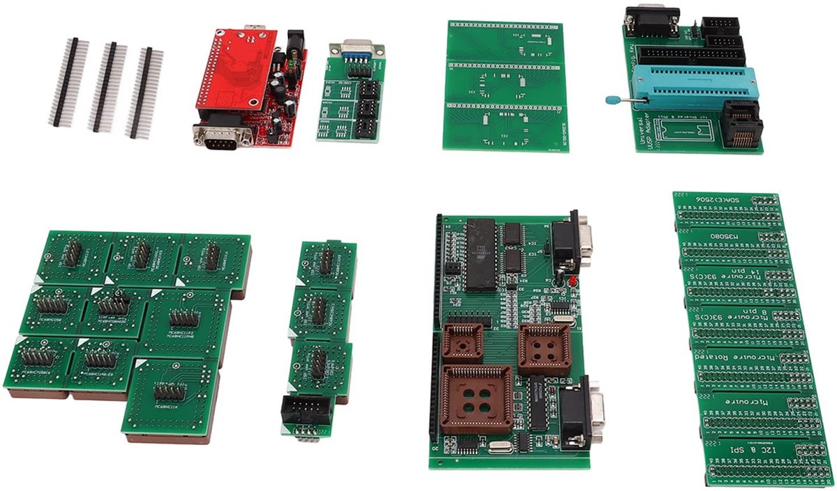 Dailygoods - Programmeur Tool - Volledige Set Programmeur - Gemakkelijk in gebruik - Compact formaat - Adapter A en B inbegrepen - Geschikt voor a...
