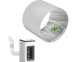 Dailygoods- Afvoerslang Adapter 150mm - Koppeling voor Airconditioners - Slangadapter voor Ventilatie - Verwarming - Keuken/Badkamer - Geschikt voor Droger