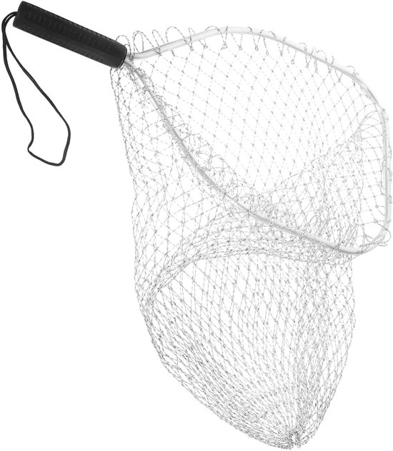 Schepnet Vissen - Visnet Accessoire - Veilige Vangst - Zonder Visschub Schade - 30 cm Vierkant - Wit — afbeelding 3