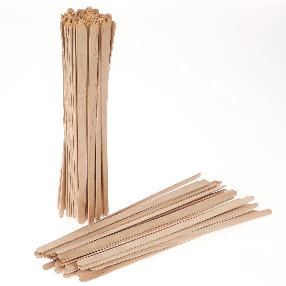 Dailygoods - Houten Koffiemengstokjes - 100 stuks, 14 cm lang, wegwerp roerstaafjes voor koffie en thee
