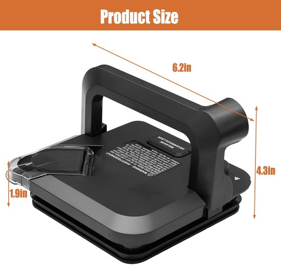 Dailygoods - Blenderdeksel voor Ninja Pitcher Blender 72 oz, Vervangende vergrendelde deksel compatibel met BL610 BN750 BN751 BN801 BL710 CO650B DB751A voor pitchers met verlengde randen van Dailygoods — afbeelding 2