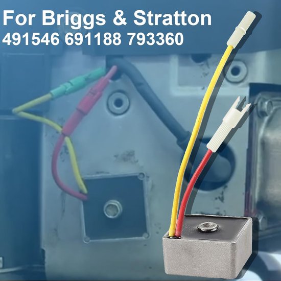 Cosensi- Spanningsregelaar Vervanging voor B&S 491546 - Geschikt voor 150117/150202/150212 - Motoren 28B700/28M700 - Compatibel met 21A800/21A900 - Vervangingsonderdeel 31A500 - Betrouwbare werking - Regelaar — afbeelding 2