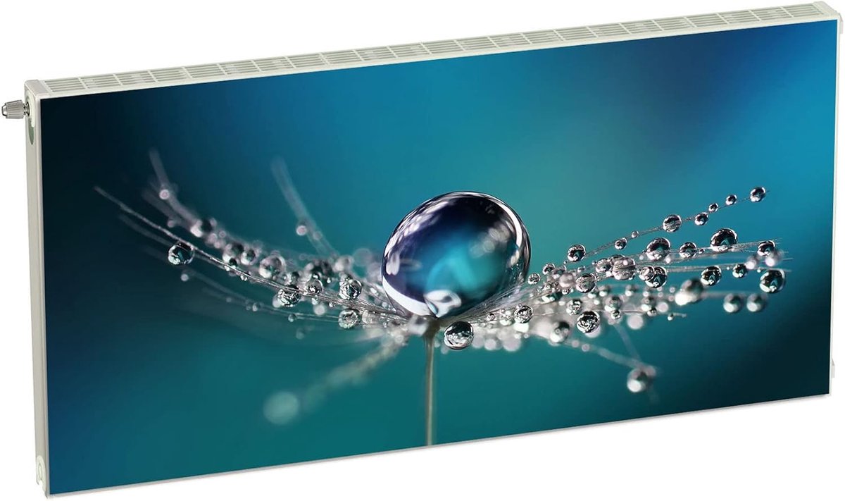 Magnetic radiator cover, radiator cover, blue, nature, 120 x 60 cm, radiator cover, magnetic cover mat, refrigerator, flexible magnet, digital print