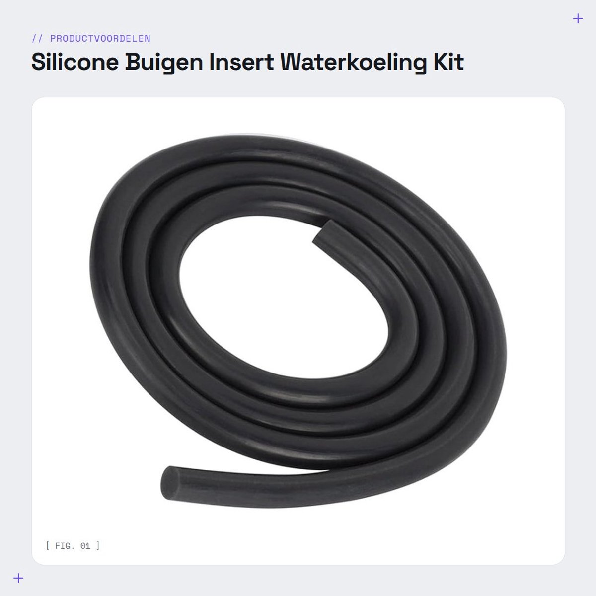 Dailygoods- Silicone Buigen Insert - Hittebestendige Slang - Buigende Kit - Acryl Slang Accessoire - 3 Maten - Duurzaam Silicagel Materiaal - Buigkit