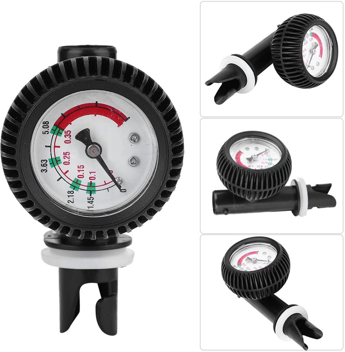 Dailygoods- Luchtdruk Manometer - Opblaasbare Pomp - Veiligheidsbarometer - Lagedrukpomp - PVC Materiaal - Geschikt voor Kajaks/Surfplanken