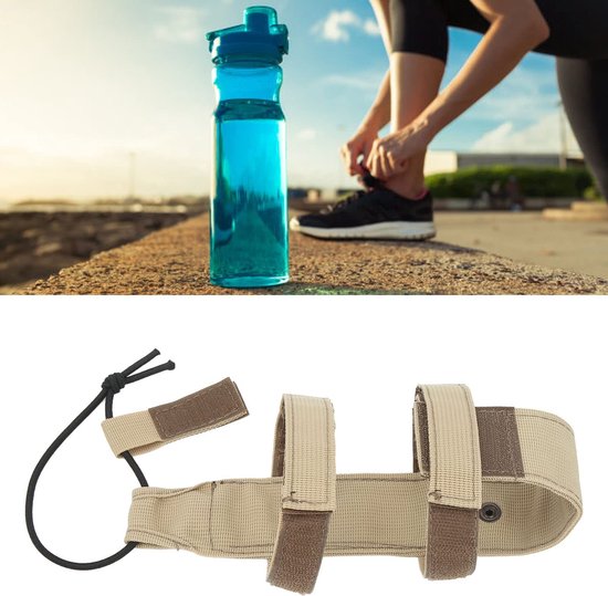 Dailygoods- Waterflessenhouder Slijtvaste Outdoor - Molle Fleshouder - Fleshouder Fiets - Fleshouder Riem - Fleshouder Wandelen - Kleurecht Accessoire — afbeelding 3