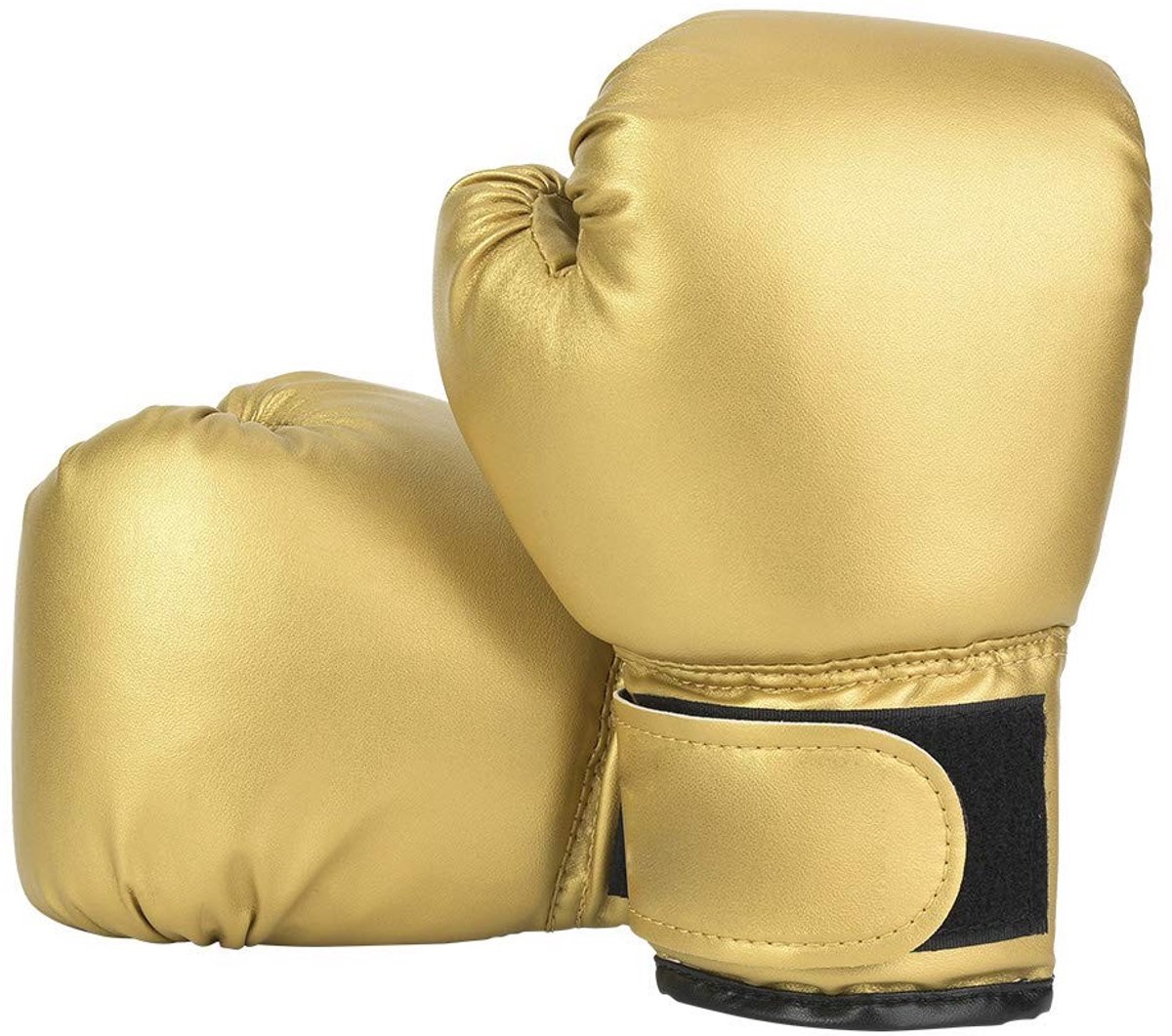 LIVIA HOME- Bokshandschoenen voor Kinderen - PU-leer - Schokabsorptie - Venti-voering - Zandzak - Goud/Zwart - 23*14 cm - Vechtsporthandschoenen