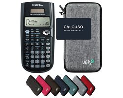 TI-36X Pro MultiView incl. WYNGS Beschermhoes Lichtgrijs - Wetenschappelijke Rekenmachine - Basis Pakket