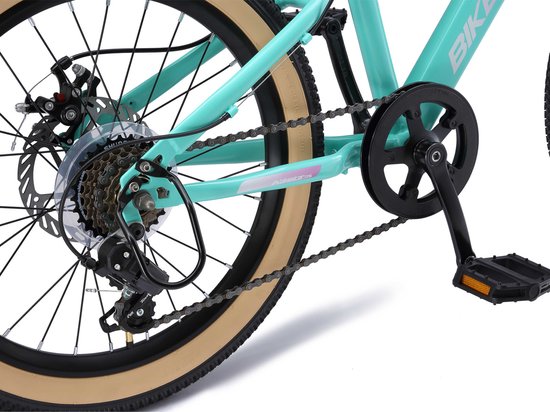 Bikestar kinderfiets MTB Staal 7speed 20inch mintgroen van Bikestar — afbeelding 3