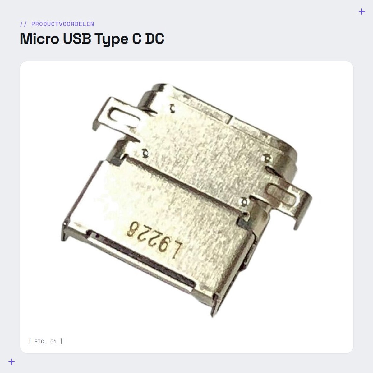 Dailygoods - Micro USB Type C DC Jack voor Chromebook Modellen