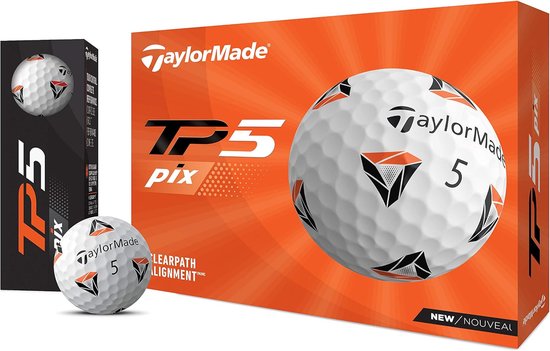 Golfballen - Tour Ballen - Sporten en Spelen - Tour Flight Kuiltjes - 12 Stuks - Wit — afbeelding 4
