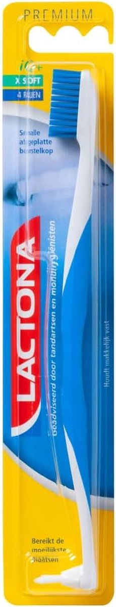 Tandenborstel Zacht - Mondverzorging - Dagelijkse Mondhygiëne - Compacte Kop - 1 Stuk - Blauw
