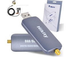 Auto Antenne Adapter - Dab Ontvanger - Digitale Radio - Android Compatibel - 3 Meter Kabel - Zwart