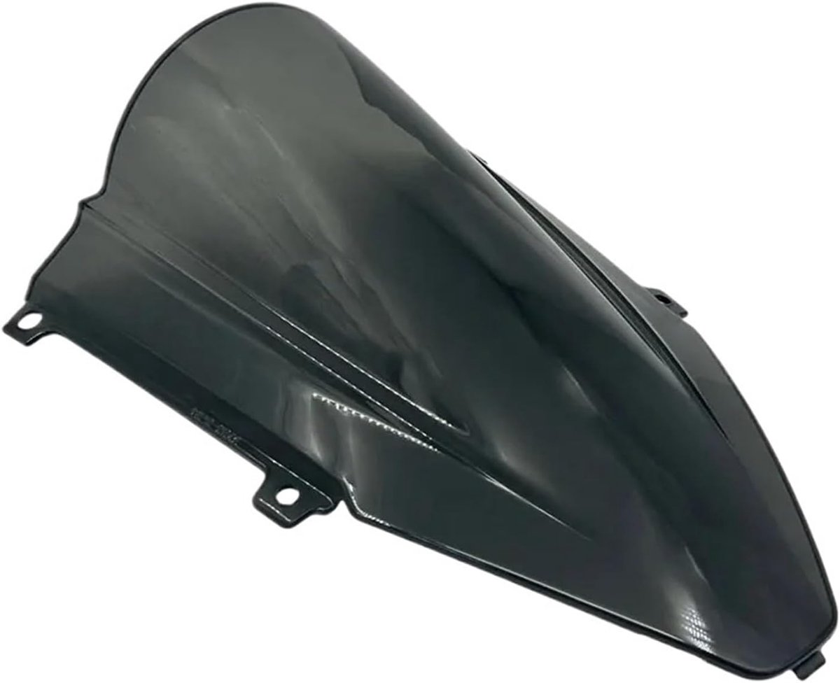 Motorfiets Voorruit - Windscherm Deflector - Rijden Beschermen - Dubbele Bubble Ontwerp - 600 g - Grijs