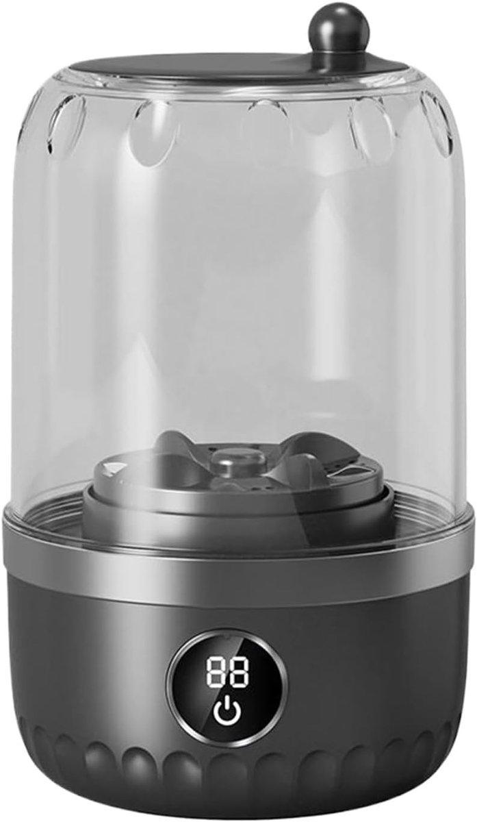 Mini Wasmachine Compact Apparaat Kleine Wasjes Energiebesparend 1 Liter Zwart