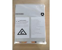 Decoratieve Gordijnen - Raambekleding Set - Kamer Verfraaien - Zijdezacht Satijn - 183x117cm - Strik Wit