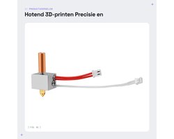 Dailygoods- Hotend Gemonteerd - 3D-Printers - Extruder-onderdelen - Hotend Accessoires - Compatibel met Elegoo Neptune 4 - Hoogwaardige Kwaliteit
