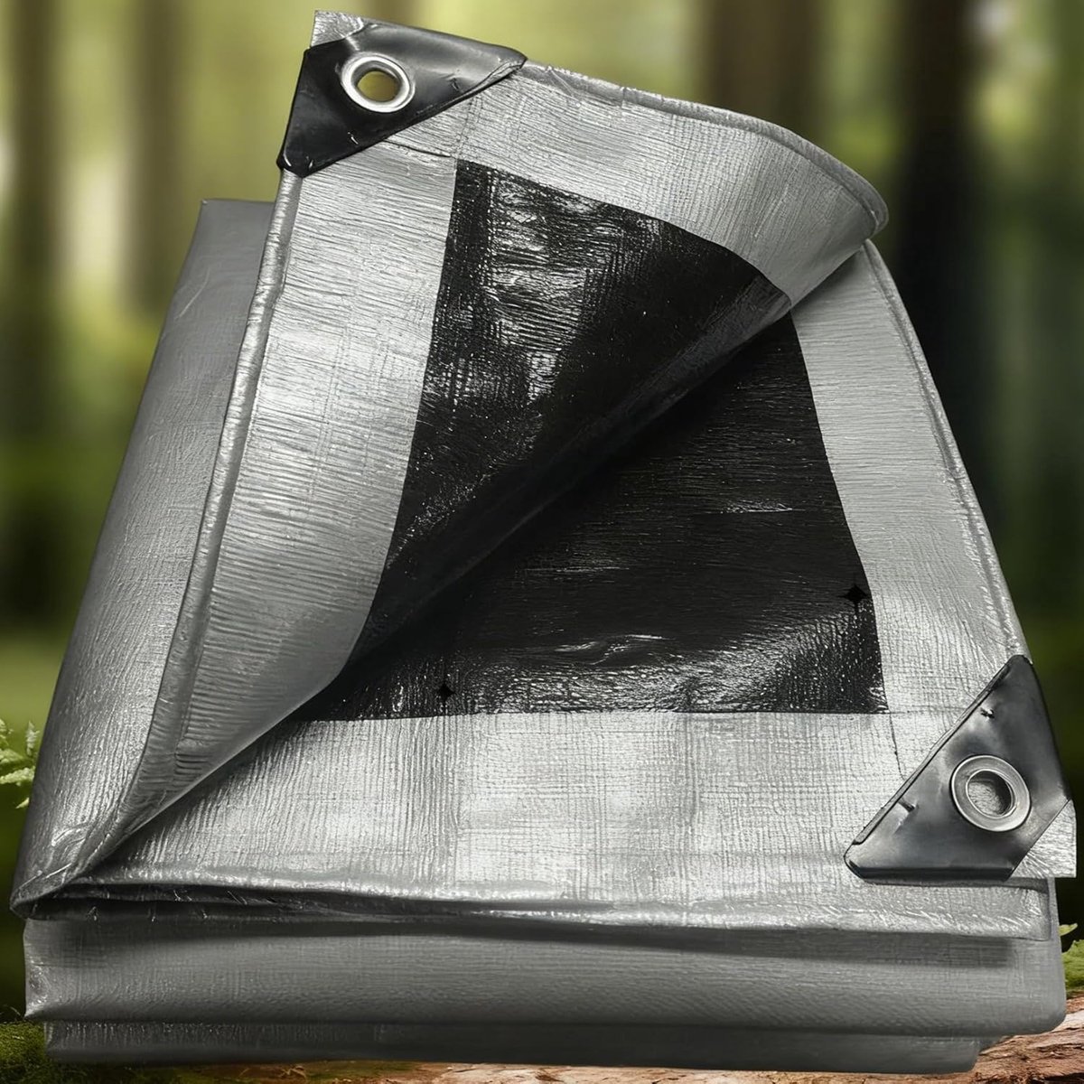 Beschermend Zeil - Afdekzeil Waterdicht - Buiten Beschermen - Versterkte Rand - 220x290 cm - Grijs