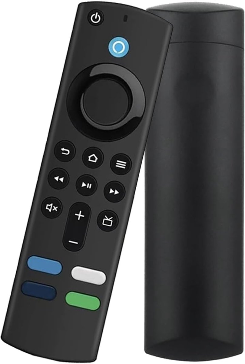 Afstandsbediening - Smart Controller - TV Zenders Bedienen - Spraakgestuurde Zoekfunctie - 10 Meter Bereik - Zwart