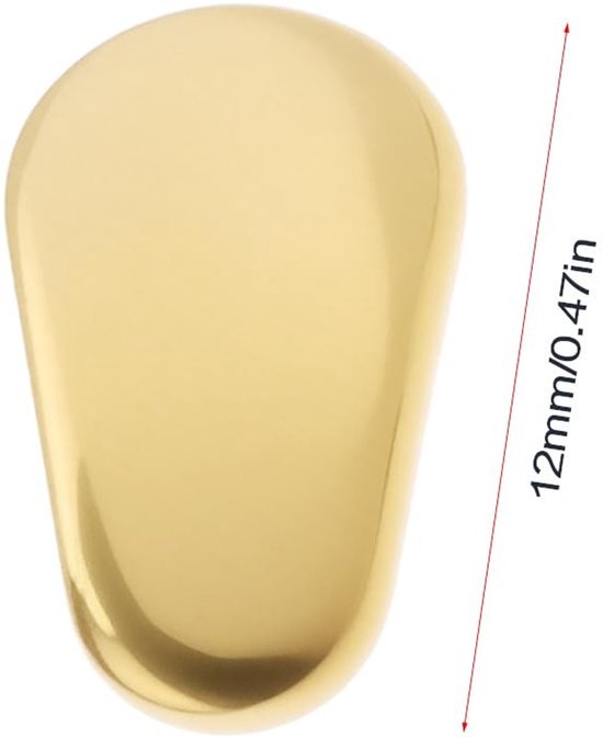Dailygoods- Neuspads Gouden Push-In - Neuspads Bril Siliconen - Neuspads Bril Zelfklevend - 5 Paar - 12mm - Lichtgewicht en Duurzaam - Zonnebrilonderdelen van Dailygoods — afbeelding 5