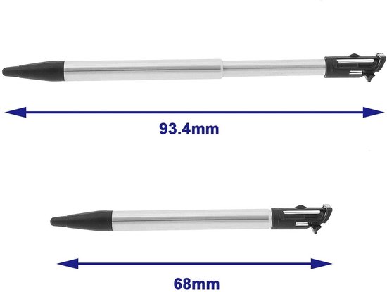 Dailygoods - 4 Stuks Uitschuifbare Stylus Pennen voor Spelconsoles — afbeelding 5