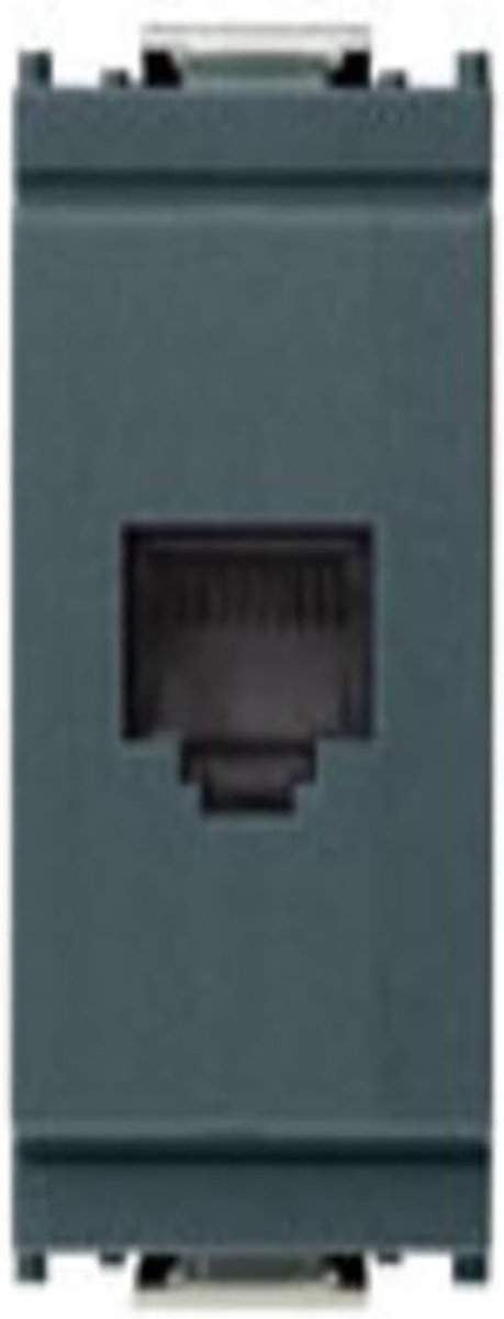 Netwerk Contactdoos - RJ45 UTP - Internet Aansluiten - Netsafe Functionaliteit - 30 x 195 cm - Grijs