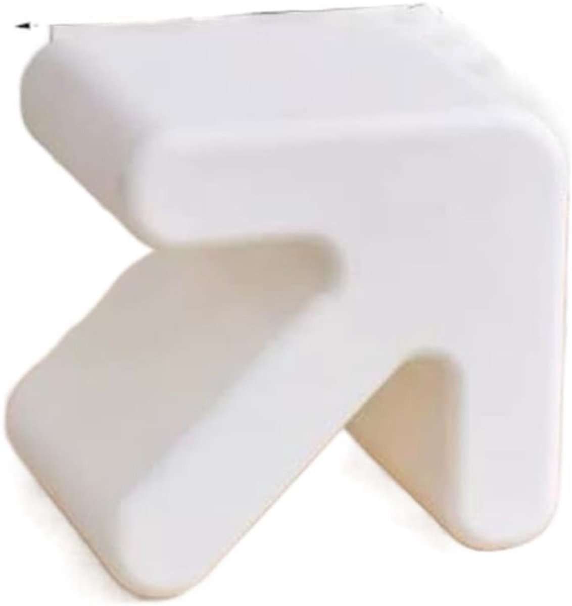 Bijzettafel - Kleine tafel - Opbergen en decoreren - Glad en voelbaar oppervlak - 41x34x42cm - Wit