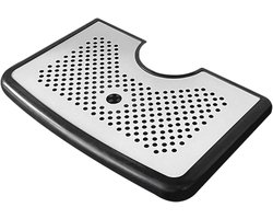 Lekbak Roestvrij Staal - Opvangbak Bar - Bar Opslag - Afneembare Bak - 35 x 20 cm - Zilver