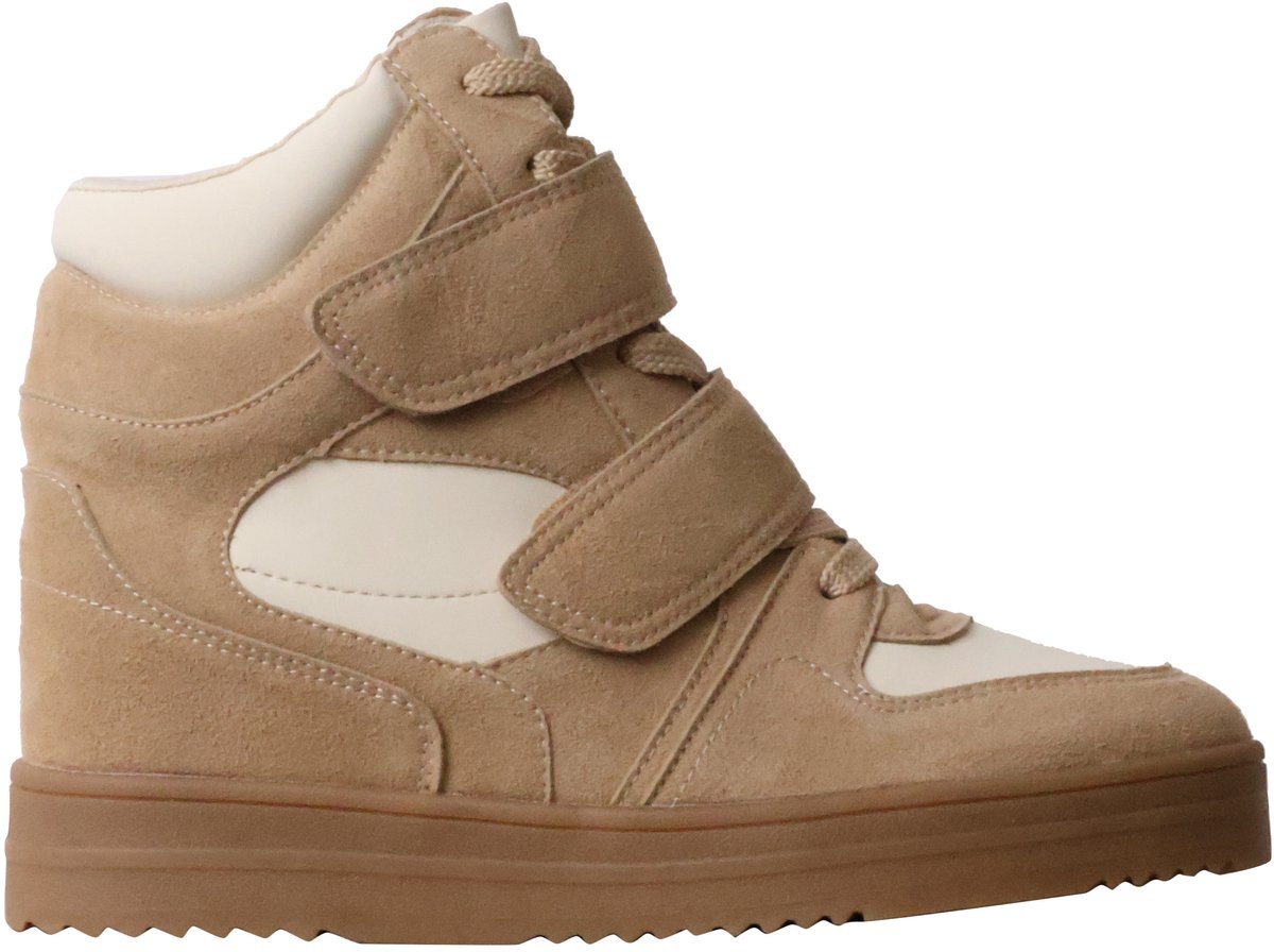 Hoge sneakers met klittenband