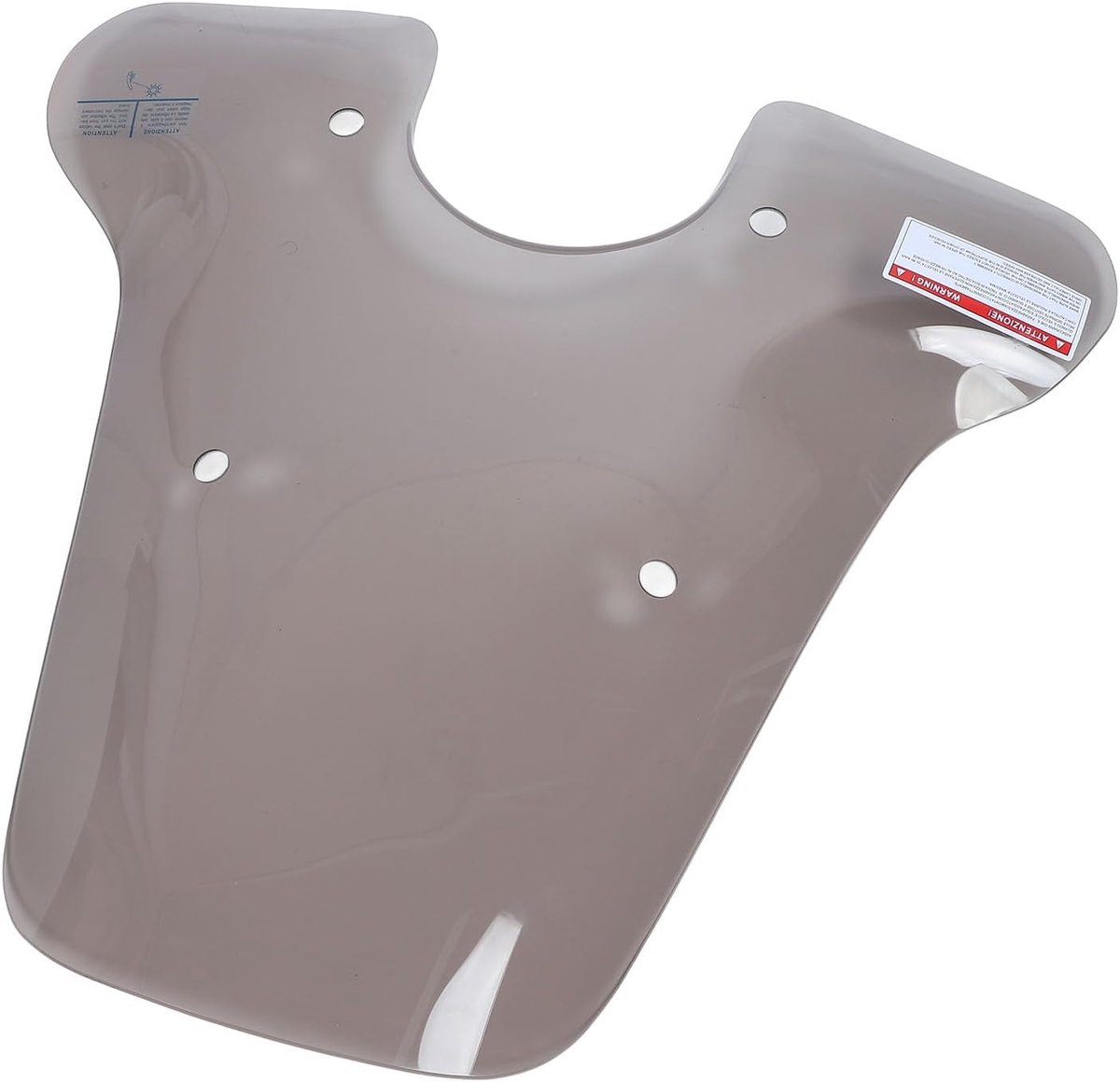 Motor Voorruit - Windscherm Scooter - Bescherming Rijder - Specifieke Pasvorm - 3 mm Dik - Bruin