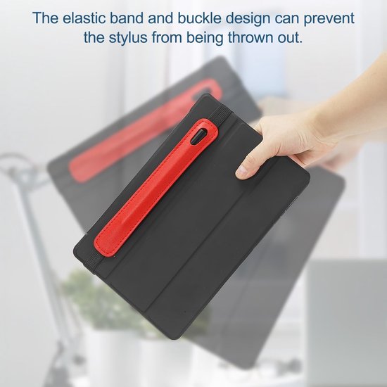 Dailygoods - PATIKIL Stylus Houder voor Tablet, Universele Pen Sleeve Intrekbare Stylus Pen Houder Elastische Potlood Pocket Case Beschermende Pouch voor Tablet Case Notebook, Zwart van Dailygoods — afbeelding 2